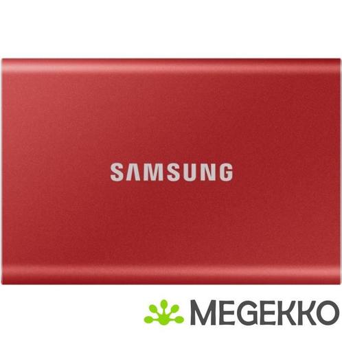 Samsung SSD T7 2TB Rood, Computers en Software, Harde schijven, Nieuw, Verzenden