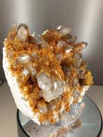 Quartz Cristaux sur matrice - Hauteur : 16 cm - Largeur : 19, Collections