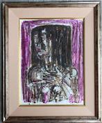 Giuseppe Migneco (1908-1997) - Ritratto virile, Antiek en Kunst