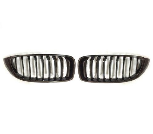 Carbon Look Nieren (Gril Set) BMW 4 Serie F32 F33 F36 B7566, Auto-onderdelen, Carrosserie, Nieuw, BMW, Voor, Links, Rechts