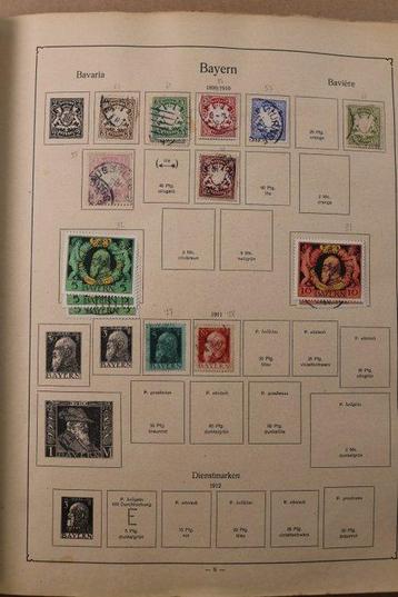 Europese landen 1849/1945 - Collectie in heel oud Schaubek