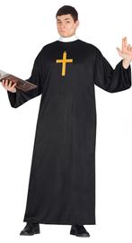 Priester Kostuum Zwart, Kleding | Heren, Carnavalskleding en Feestkleding, Verzenden, Nieuw