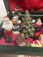 (10) Superbe boite à musique du Père Noel et son train, Antiek en Kunst