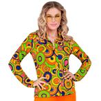 Disco 70S Blouse Gekleurd Dames Retro, Kleding | Dames, Nieuw, Verzenden