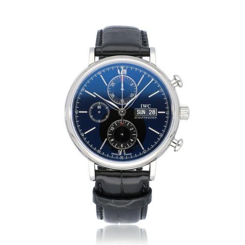 IWC Portofino Chronograph IW391002 uit 2014, Handtassen en Accessoires, Horloges | Heren, Verzenden