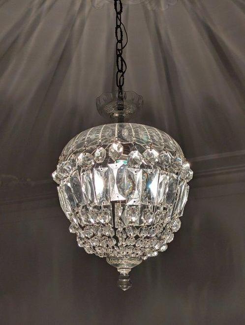Lampe à suspendre - Cristal - Boémia, Antiek en Kunst, Curiosa en Brocante