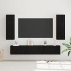 vidaXL Tv-meubelset 5 pcs Zwart eiken Medium 30.5 x 30 x 90, Verzenden, Nieuw