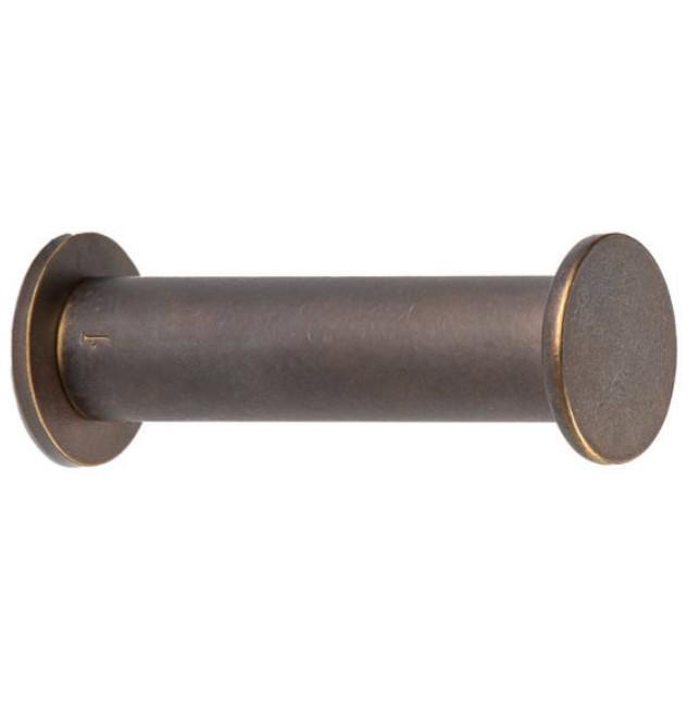Kapstokhaak Jolie Rieu rond 30 mm antiek brons, Doe-het-zelf en Bouw, Hang- en Sluitwerk, Klink of Kruk, Nieuw, Overige materialen