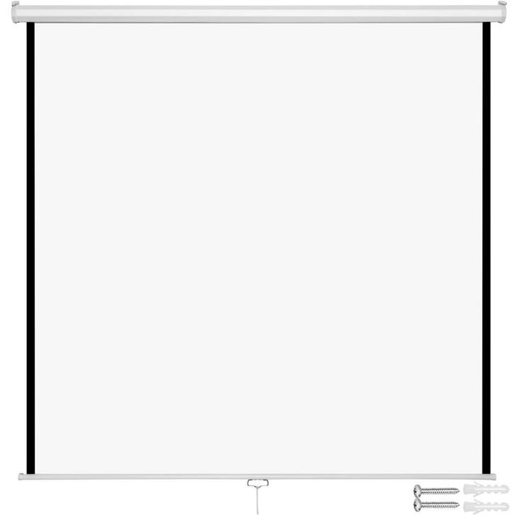 tectake HDTV Beamer scherm - 152 x 152 cm, Audio, Tv en Foto, Televisiebeugels, Verzenden