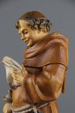 Monnik met Bierkan - Sculpture Bois - Italie