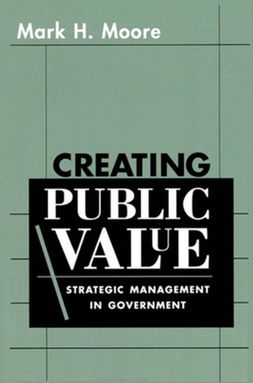 Creating Public Value 9780674175587 Mark H. Moore, Boeken, Overige Boeken, Gelezen, Verzenden