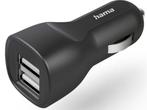 Veiling - Hama Auto-oplader, 2x USB-A, 12 W, zwart, Telecommunicatie, Mobiele telefoons | Telefoon-opladers, Gebruikt