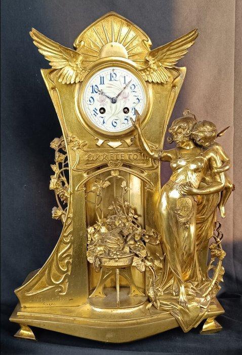 Horloge et parure de cheminée (3) - Giovanni Cariati dit, Antiek en Kunst, Antiek | Meubels | Stoelen en Sofa's