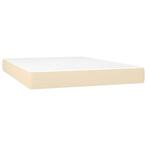Pocketveringmatras 140x200 - Creme | Tweede Kansje | OP=OP, Verzenden, Nieuw, 140 cm, Twijfelaar