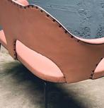 Sofa - Metaal, Synthetisch leder - Tweepersoonsbank, jaren