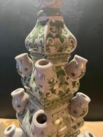 Vase - Delfts Blauw - Faïence de Delft - Tulpenvaas Vert, Antiek en Kunst