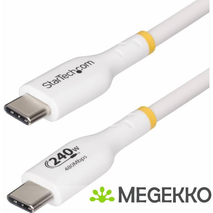StarTech.com USB2EPR3MW USB-kabel USB 2.0 3 m USB C Wit, Computers en Software, Overige Computers en Software, Nieuw, Verzenden
