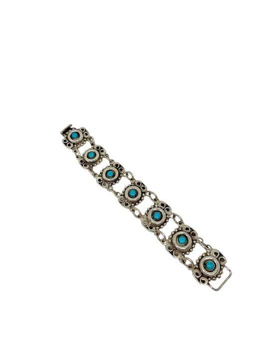 Armband - Mexico Turquoise, geen minimum (Zonder, Antiquités & Art, Art | Art non-occidental