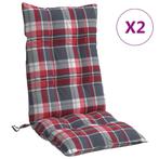 Stoelkussen Hoge Rug Rood | Tweede Kansje | OP=OP, Verzenden, Nieuw