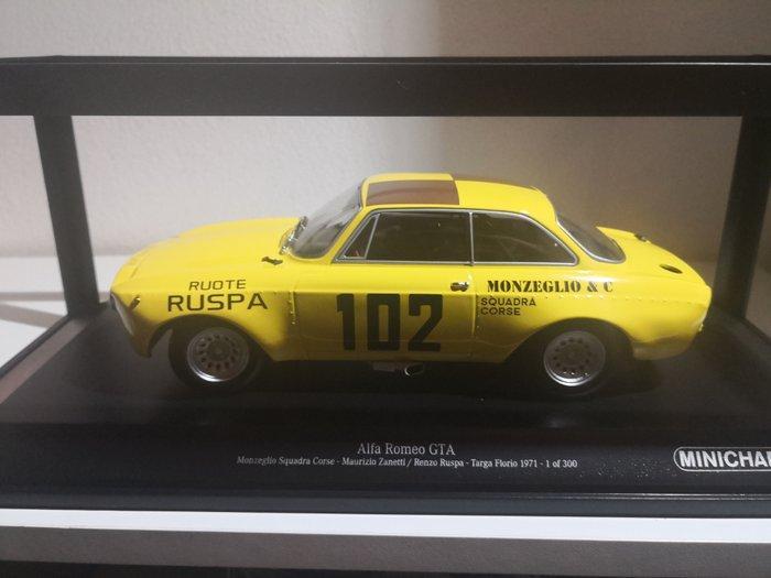 Minichamps 1:18 - Model raceauto - Alfa Romeo Giulia GTA, Hobby en Vrije tijd, Modelauto's | 1:5 tot 1:12