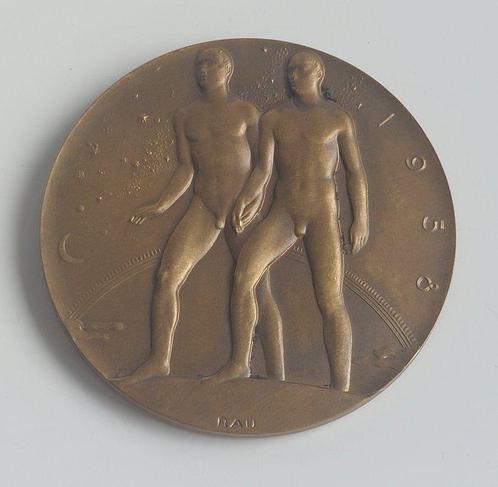 Belgique. Medal 1958 Expo opus Marcel Rau (Sans Prix de, Postzegels en Munten, Munten en Bankbiljetten | Toebehoren