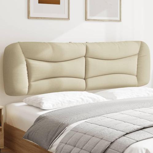 vidaXL Hoofdbordkussen 180 cm stof crèmekleurig, Huis en Inrichting, Slaapkamer | Bedden, Nieuw, Verzenden