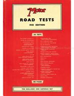 THE MOTOR, ROAD TESTS, 1958 EDITION, Nieuw