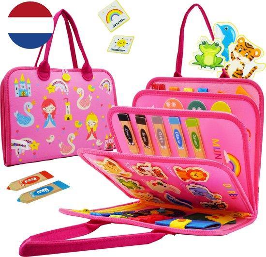 2dekans | MontiPlay® Montessori Speelgoed Roze - Sensorisch, Kinderen en Baby's, Speelgoed | Educatief en Creatief, Ophalen of Verzenden