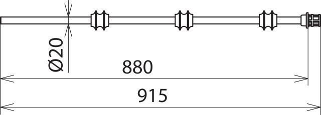 Dehn S66 Test Prod PHE III L 915mm Aardingsmeter Accessoires, Doe-het-zelf en Bouw, Overige Doe-Het-Zelf en Bouw, Verzenden