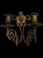 Wandkandelaar - Goudkleurig antimoon