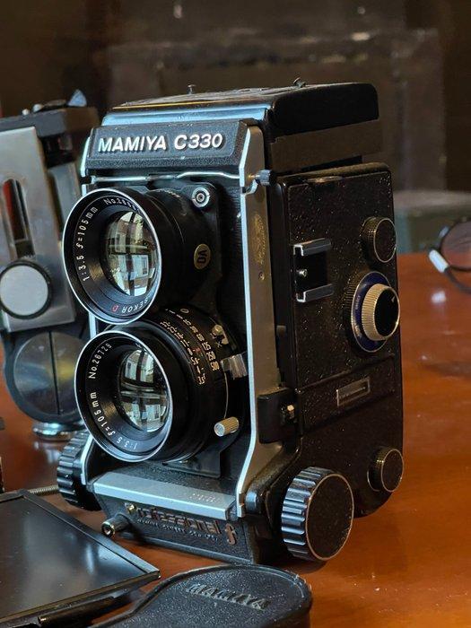 Mamiya C330 met Sekor 105mm + Leica statiefkop + acc. | 120, TV, Hi-fi & Vidéo, Appareils photo analogiques