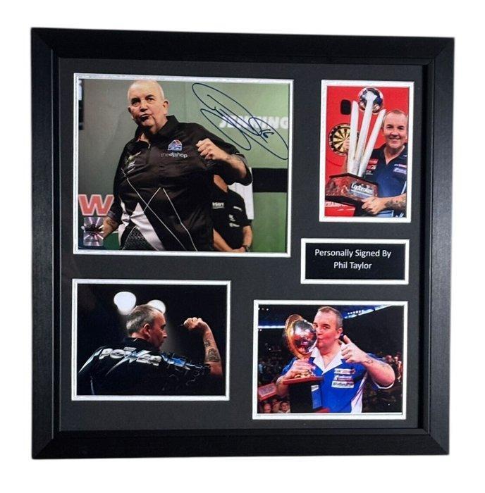PDC World Darts Championship - Phil Taylor Signed Framed, Verzamelen, Overige Verzamelen