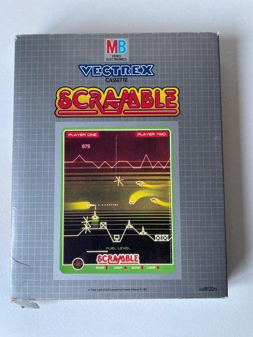 MB Milton Bradley - Vectrex - Scramble - Videogame - In, Games en Spelcomputers, Spelcomputers | Overige Accessoires