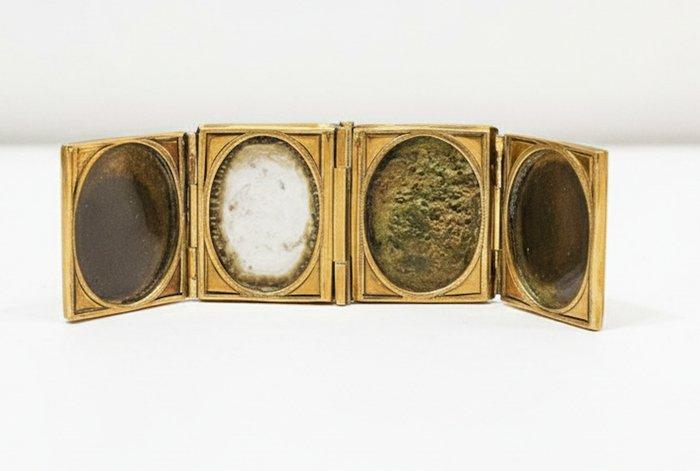 Medaillon - 14 karaat Geel goud - Oud, Bijoux, Sacs & Beauté, Bijoux anciens