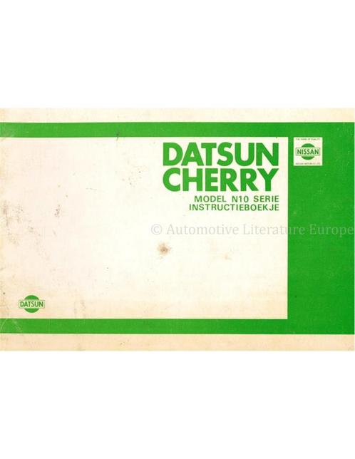 1980 DATSUN CHERRY INSTRUCTIEBOEKJE NEDERLANDS, Auto diversen, Handleidingen en Instructieboekjes
