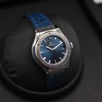 Hublot Classic Fusion Blue 581.NX.7170.LR, Handtassen en Accessoires, Horloges | Dames, Nieuw, Verzenden