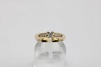 Ring - 14 karaat Geel goud -  0.23 tw. Diamant  (Natuurlijk), Handtassen en Accessoires, Antieke sieraden