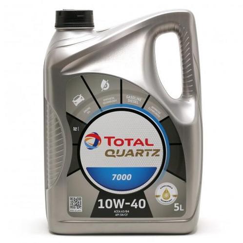 Total Quartz 7000 10W40 5 Liter, Autos : Divers, Produits d'entretien, Enlèvement ou Envoi