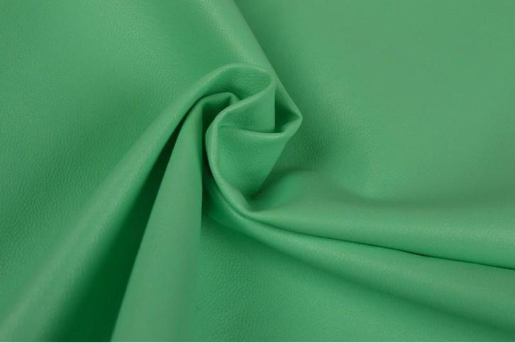 10 meter kunstleer - Mintgroen, Hobby en Vrije tijd, Stoffen en Lappen, 120 cm of meer, 200 cm of meer, Groen, Nieuw, Leer of Kunstleer