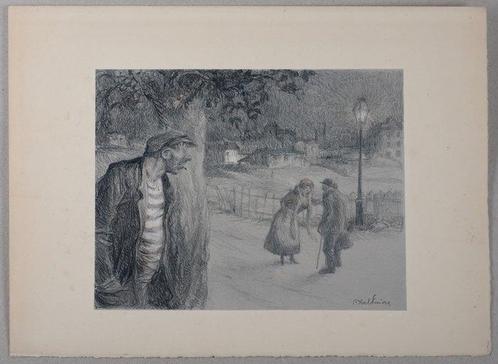 Jules-Abel Faivre (1867-1945) - Sous le couteau, Antiek en Kunst, Kunst | Designobjecten
