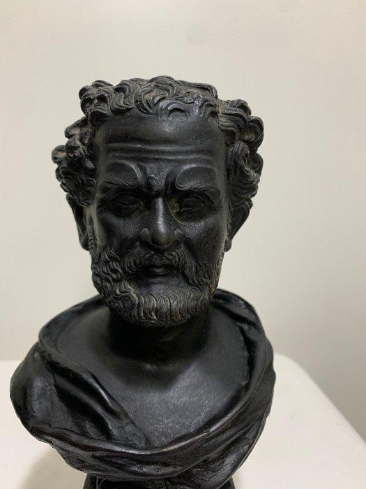 sculptuur, Eraclito - 21.5 cm - Gepatineerd brons, Antiek en Kunst, Antiek | Keramiek en Aardewerk