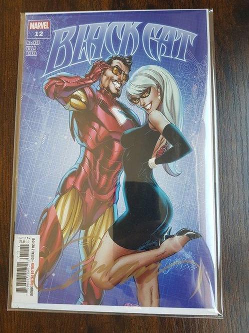 Black Cat #12 - Signed by J. Scott Campbell + COA - 1 Signed, Boeken, Strips | Comics