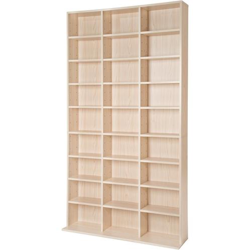 tectake Kast Christel 180x102x23,5cm - beuken, Huis en Inrichting, Woonaccessoires | Cd- en Dvd-rekken, Verzenden