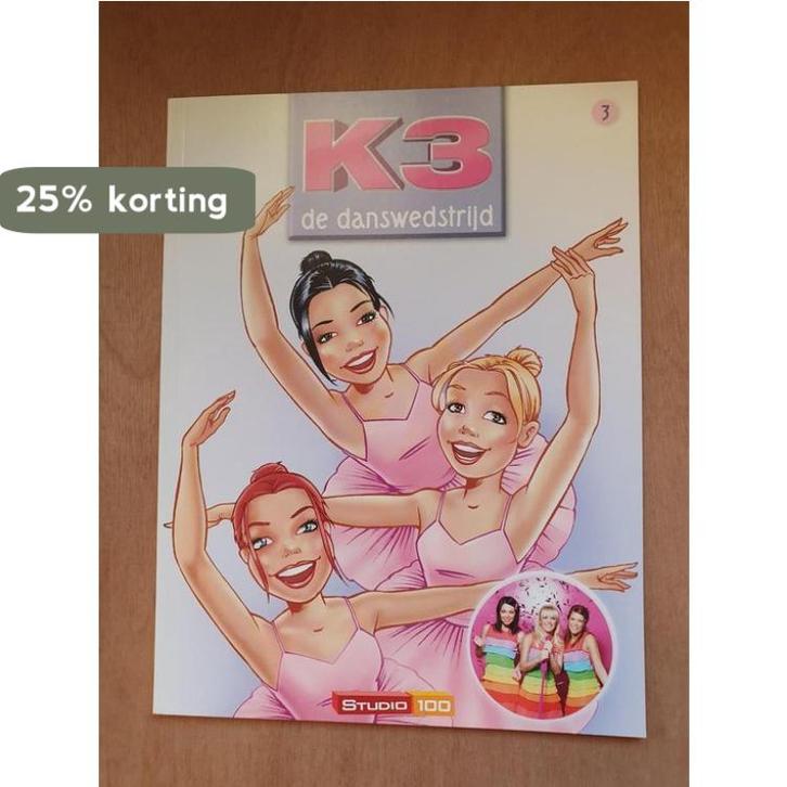K3 de danswedstrijd, Studio 100, Deel 3, Paperback, Boeken, Schoolboeken, Zo goed als nieuw, Verzenden