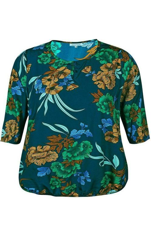 Shirt LOMMER Zhenzi bloemprint maat M=46-48, Kleding | Dames, T-shirts, Verzenden