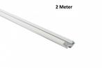 LED Profiel 2 meter - 23mm HOEK DESIGN C - WIT, Verzenden