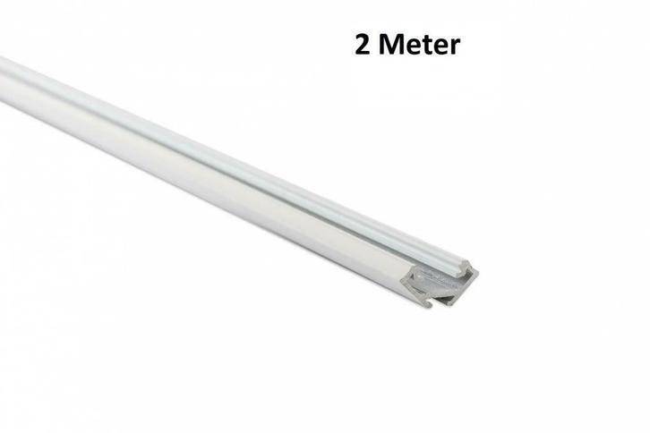 LED Profiel 2 meter - 23mm HOEK DESIGN C - WIT, Doe-het-zelf en Bouw, Metalen, Verzenden