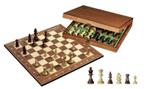 Houten Schaakset No: 5, KH 90 mm, Toernooi Schaakset, Verzenden, Nieuw, Schaken