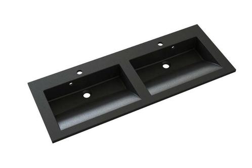 Sanifun Allibert wastafel Slide 1202 x 462 x 20 mm zwart gr, Doe-het-zelf en Bouw, Sanitair, Wastafel, Ophalen of Verzenden