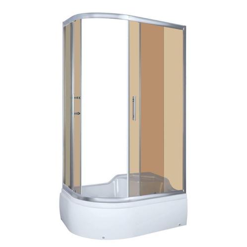 Sanifun douchecabine Melvina 1200 x 800 gekleurd glas, Doe-het-zelf en Bouw, Sanitair, Ophalen of Verzenden